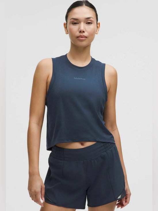 lululemon athletica Tops - Lululemon Swiftly Cropped Oversized Tank Top
Club Blue / Club Blue